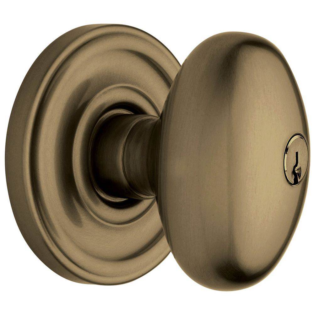 Baldwin - 5225 ENTRANCE KNBXKNB ST - Satin Brass and Black