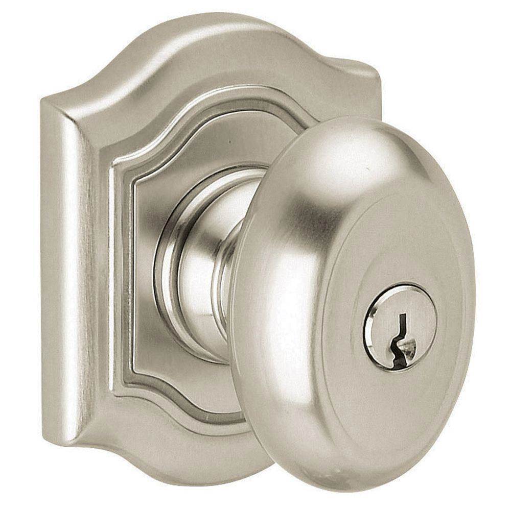 Baldwin - 5237 ENTRANCE LVRXLVR ST - Lifetime Satin Nickel