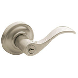 Baldwin - 5255 ENTRANCE LVRXLVR ST - Lifetime Satin Nickel