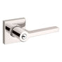 Baldwin - 5285 SQ LVR W/SQ RSE RH - Polished Nickel,Lifetime Finish