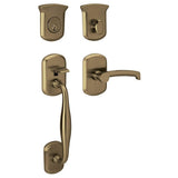 Baldwin - 85325 HS EXT DSP 050 - Satin Brass and Black