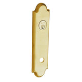Baldwin - INSIDE ESCUTCHEON X TK - Satin Brass and Brown