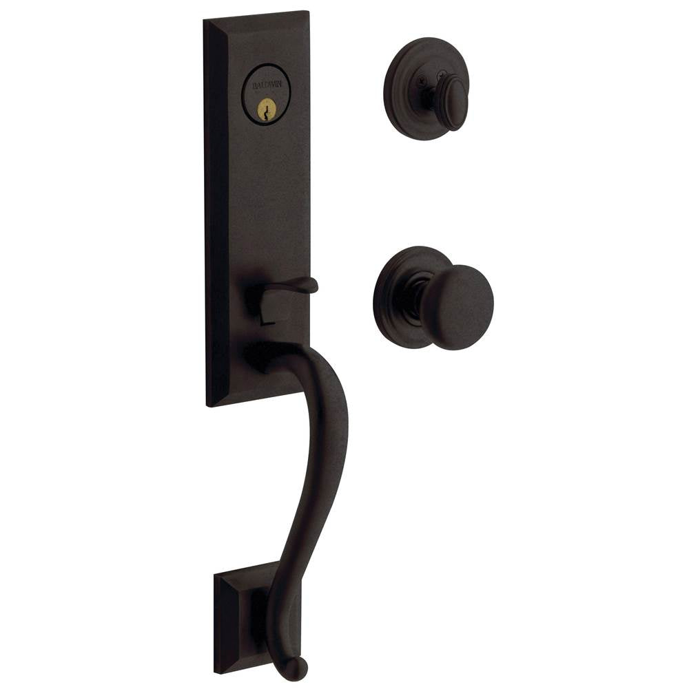 Baldwin - 5355/5375 DM EXT DSP HND - Distressed Oil-Rubbed Bronze