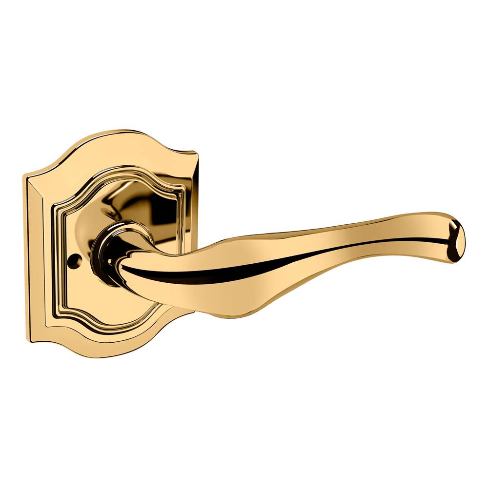Baldwin - 5447V PRIV LVR 2-3/8 - Lifetime Polished Brass