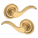 Baldwin - 5455V PASS LVR 2-3/8 SET 044 - Liefetime Satin Brass