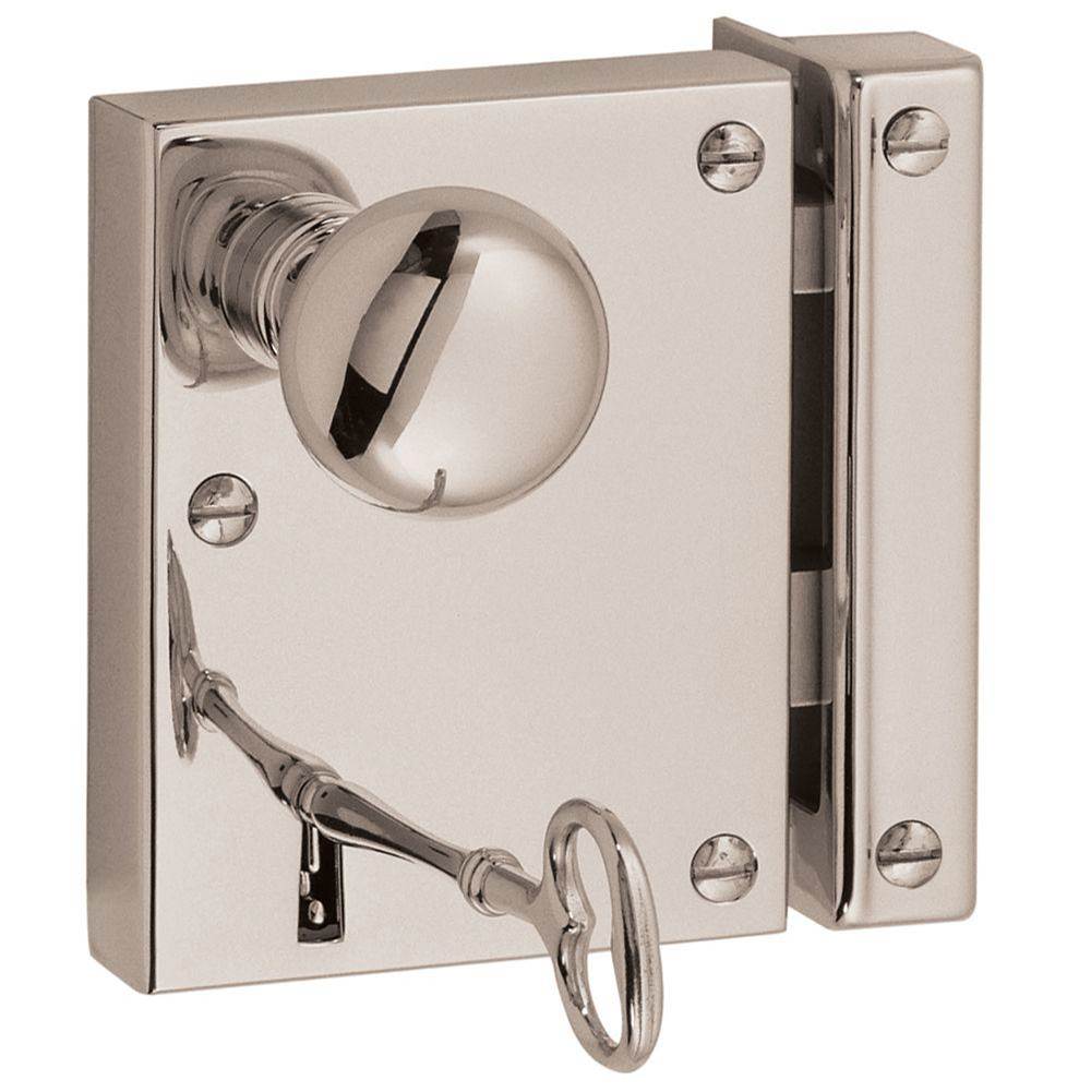 Baldwin - 5600 RIM LOCK 055 L - Lifetime Polished Nickel