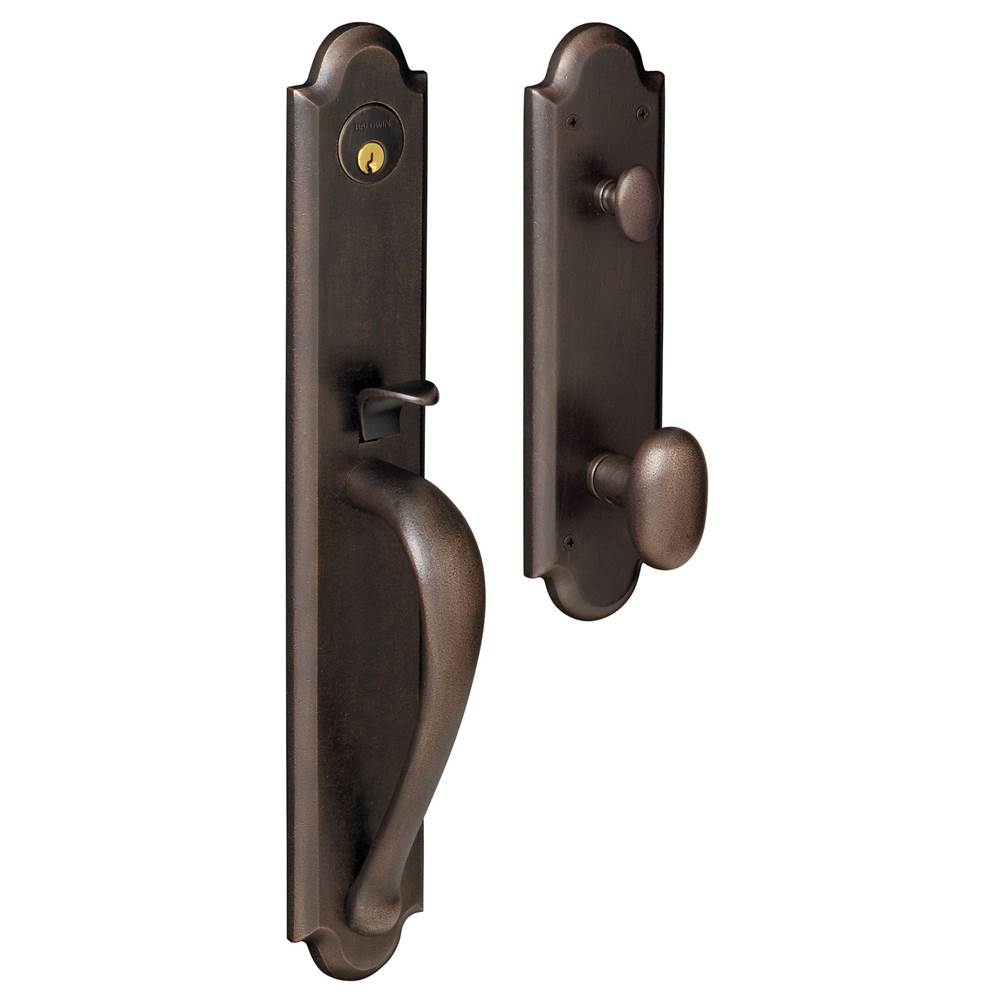 Baldwin - 6402 BOULDER 402 LFD - Distressed Oil-Rubbed Bronze