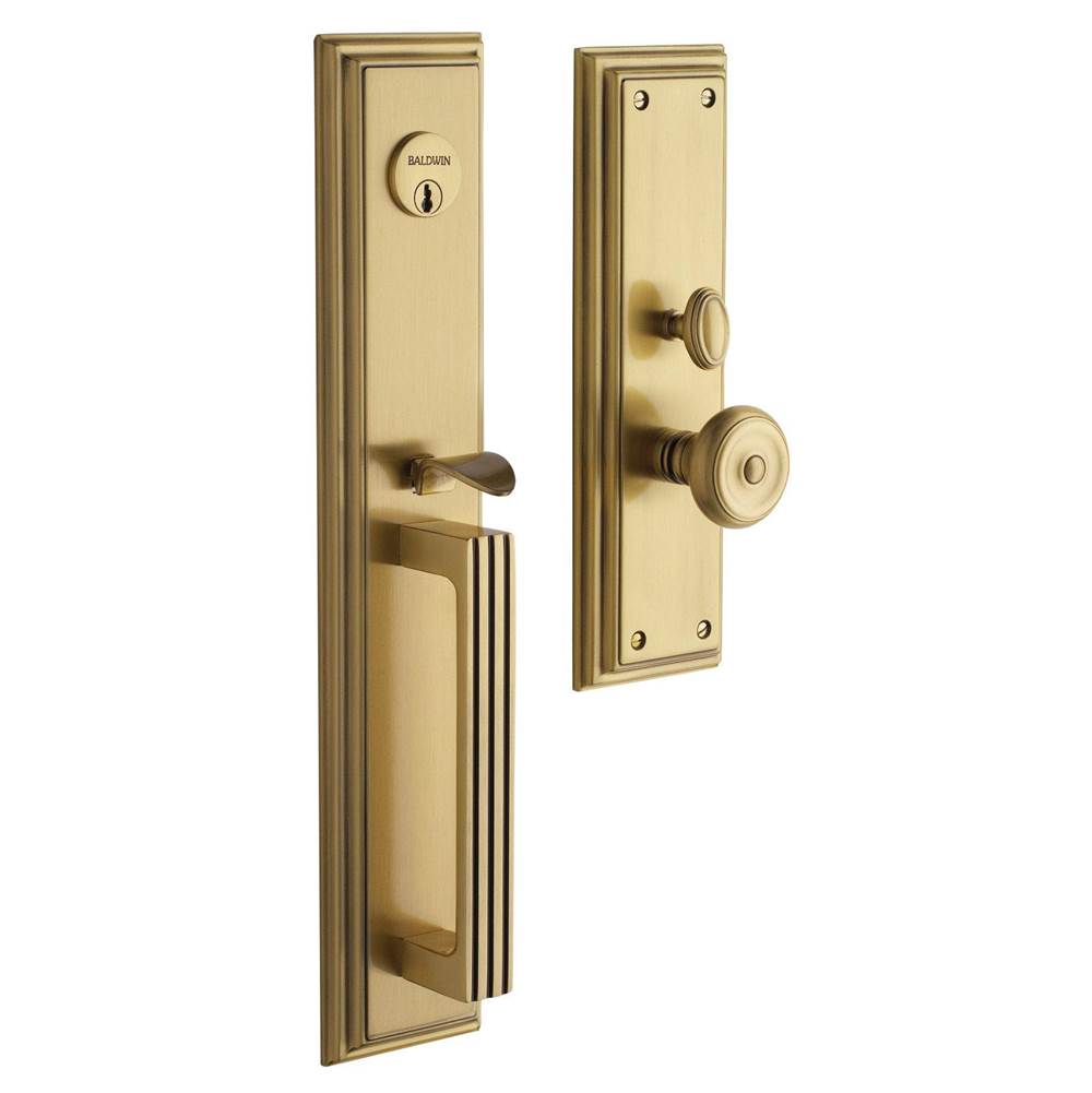Baldwin - 6542 TREMONT DBL CYL - Satin Brass and Brown