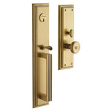 Baldwin - 6542 TREMONT ENT TRM 06 - Satin Brass and Brown