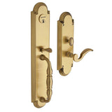 Baldwin - 6544 HAMILTON ENT TRM 06 - Satin Brass and Brown