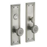 Baldwin - 6547 NASHVILLE ENT TRM 0 - Lifetime Satin Nickel