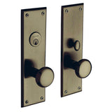 Baldwin - 6552 BALTIMORE ENT&FD TR - Satin Brass and Black