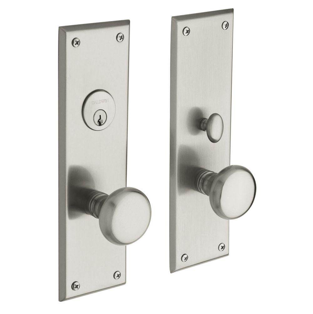 Baldwin - 6552 BALTIMORE ENT TRM - Lifetime Satin Nickel