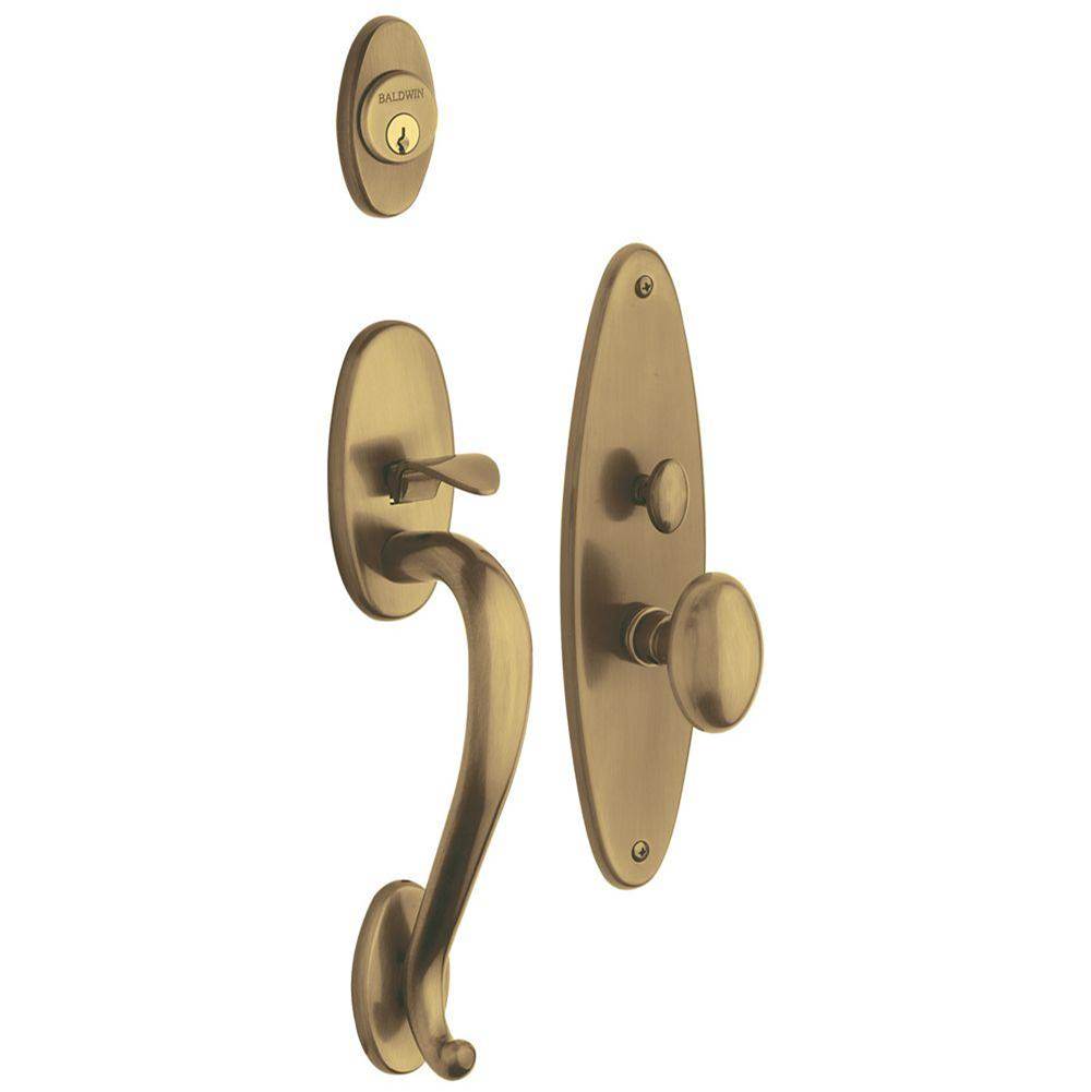 Baldwin - 6560 LEXINGTON DBL CYL 060 - Satin Brass and Brown