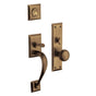 Baldwin - 6571 CONCORD ENT&FD TRM - Satin Brass and Black