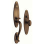 Baldwin - 6573 SPRNGF ENT&FD TRM - Satin Brass and Black