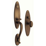 Baldwin - 6573 SPRINGFIELD ENT TRM - Satin Brass and Black
