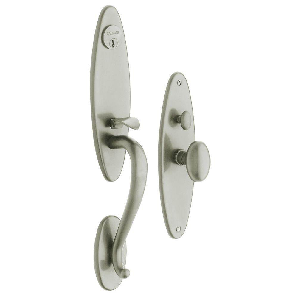 Baldwin - 6573 SPRINGFIELD ENT TRM - Lifetime Satin Nickel