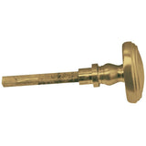 Baldwin - 6725 TURN KNB 060 - Satin Brass and Brown
