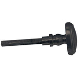 Baldwin - 6725 TURN KNB EXTENDED 4 - Distressed Oil-Rubbed Bronze