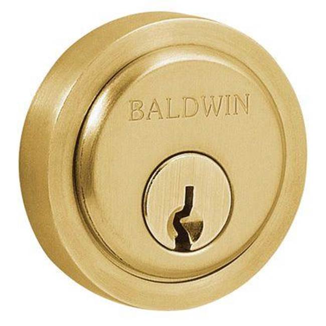 Baldwin - 6738 CYL COLLAR 060 - Satin Brass and Brown