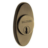 Baldwin - 6754 CYL COLLAR 050 - Satin Brass and Black