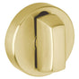Baldwin - 6760 TURN PIECE EXTENDED - Satin Brass and Brown