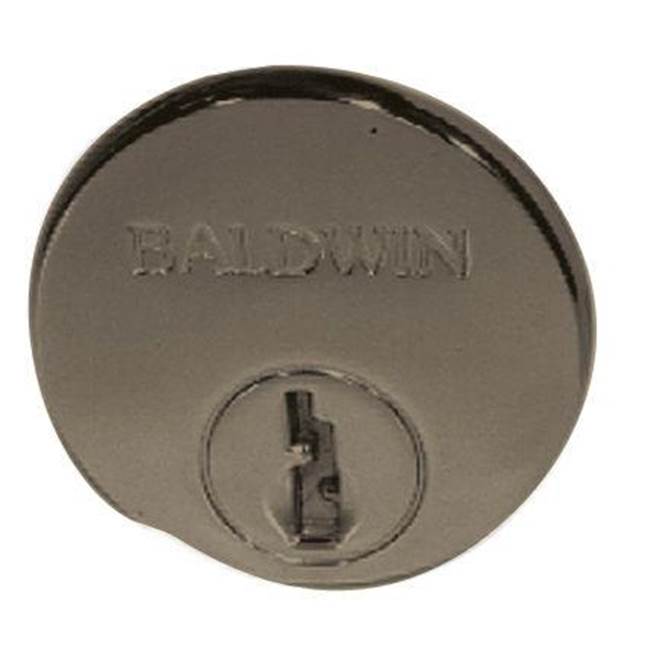 Baldwin - 6761 DUMMY CYL 050 - Satin Brass and Black