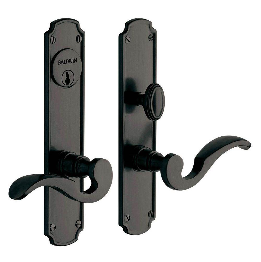 Baldwin - 6942 BISMARK ENT TRM - Satin Black