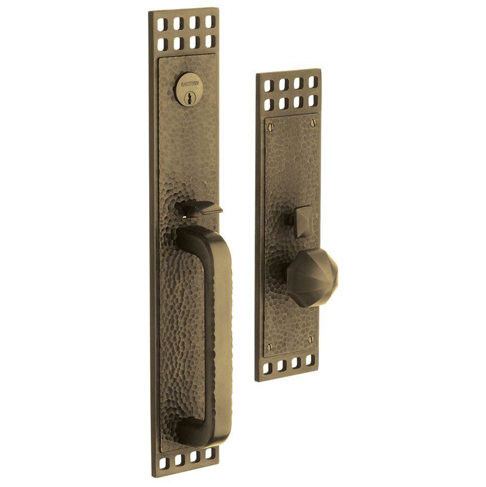 Baldwin - 6944 PASADENA DBL CYL - Satin Brass and Black