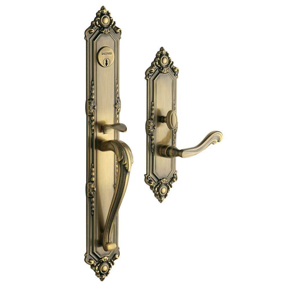 Baldwin - 6950 KENSINGTON SGL CYL - Satin Brass and Black
