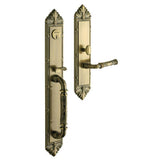 Baldwin - 6952 EDINBURGH ENT&FD TR - Satin Brass and Black
