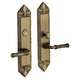 Baldwin - 6962 FENWICK ENT&FD TRM - Satin Brass and Black