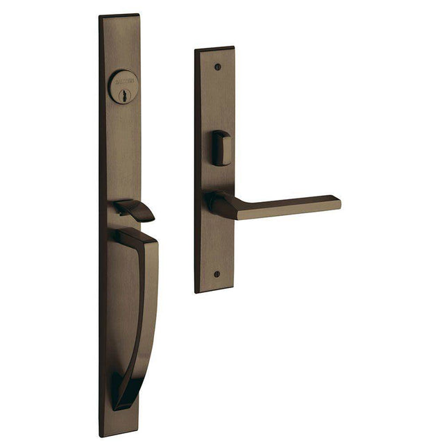 Baldwin - 6966 LAKESHORE ENT&FD 05 - Satin Brass and Black