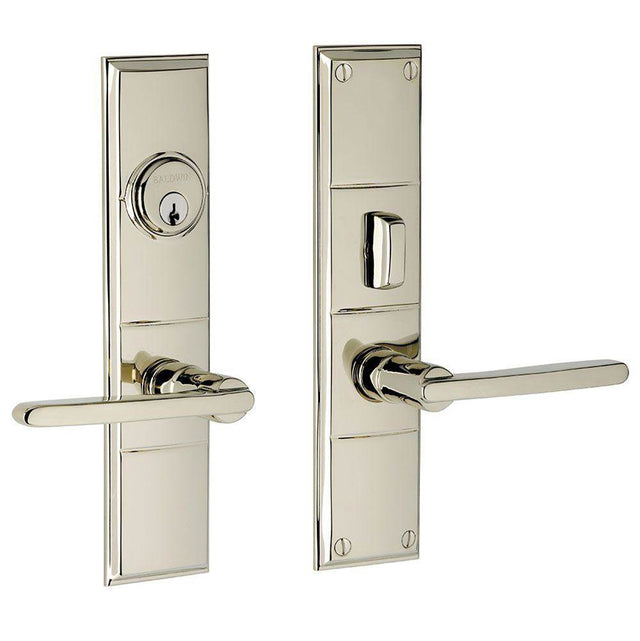 Baldwin - 6973 HOUSTON DBL CYL - Lifetime Polished Nickel