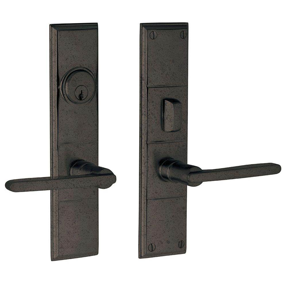 Baldwin - 6973 HOUSTON ENT TRM 056 - Distressed Oil-Rubbed Bronze
