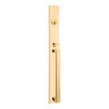 Baldwin - Minneapolis 20'' Entrance Trim w. 5162 Right Handed Lever - Non Lacquered Brass