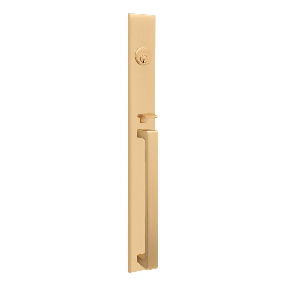 Baldwin - Minneapolis 20'' Entrance Trim w. 5162 Right Handed Lever - Vintage Brass