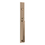 Baldwin - Minneapolis 20'' Entrance Trim w. 5162 Right Handed Lever - Satin Brass,Black