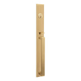 Baldwin - Minneapolis 20'' Entrance Trim w. 5162 Right Handed Lever - Satin Brass,Brown