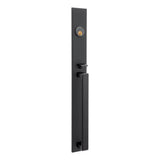 Baldwin - Minneapolis 20'' Entrance Trim w. 5162 Right Handed Lever - Satin Black