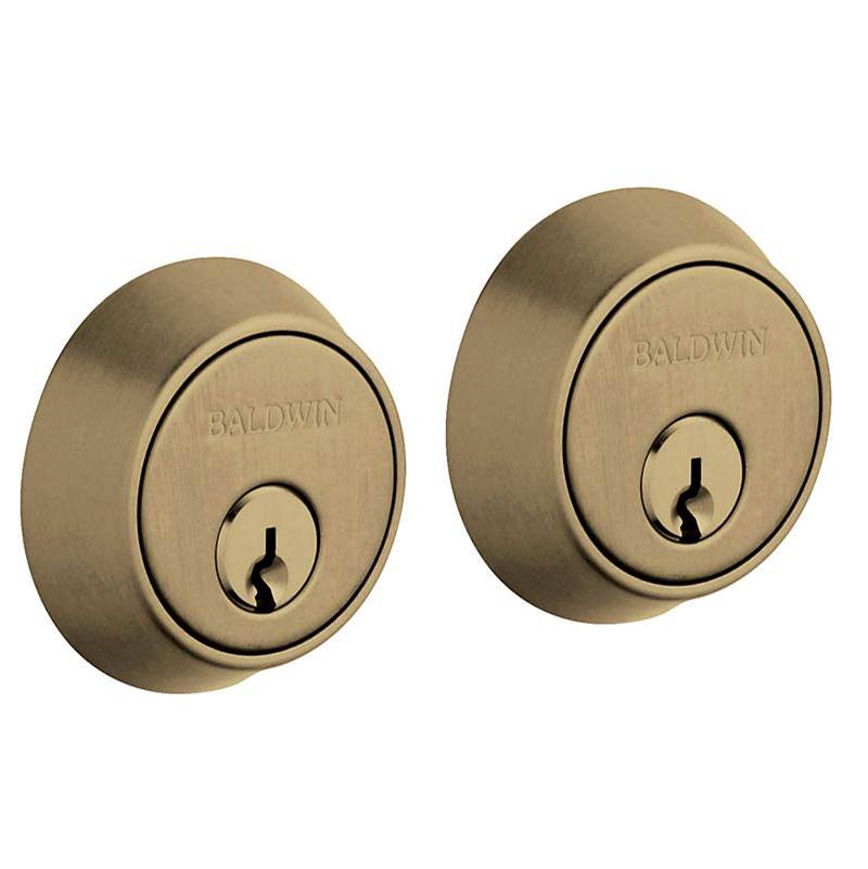 Baldwin - 8011 DEADBOLT 050 - Satin Brass and Black