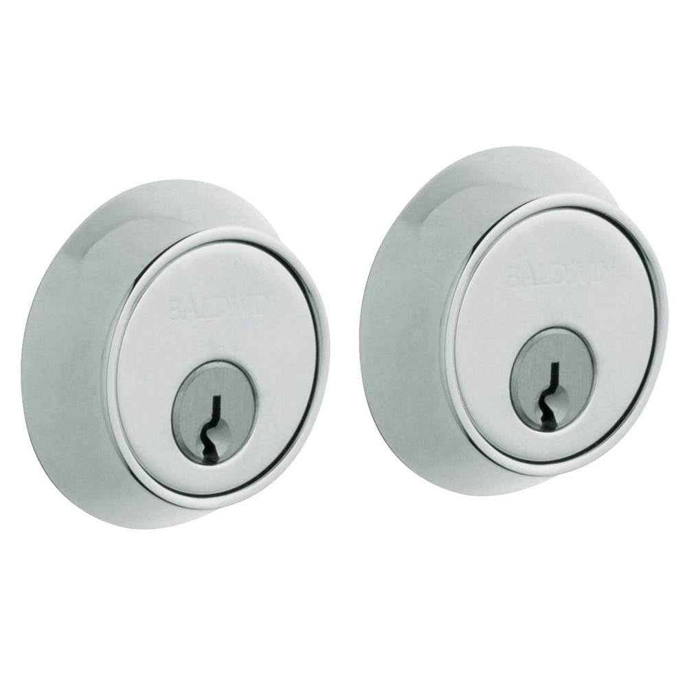 Baldwin - 8011 OUTSIDE/INT CYL ASS - Polished Chrome