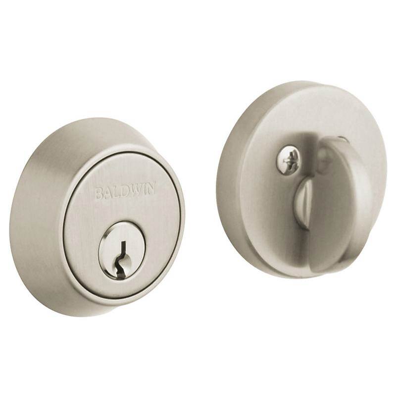 Baldwin - 8041 DEADBOLT 056 - Lifetime Satin Nickel