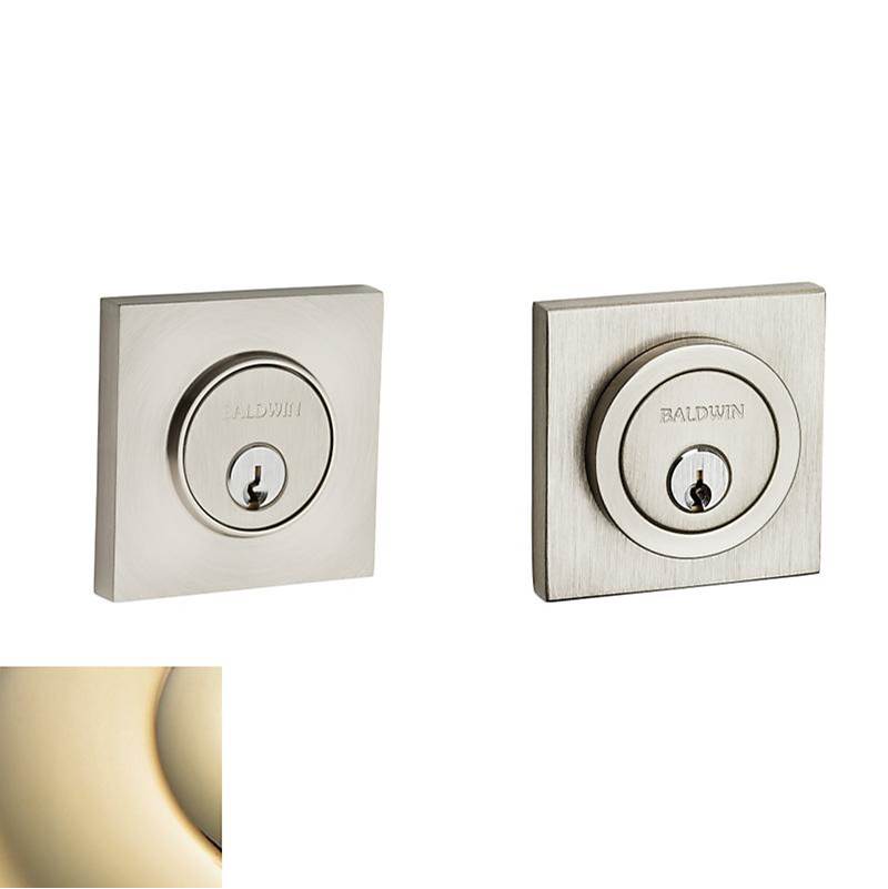 Baldwin - 8221 CONT SQUARE DB 003 - Lifetime Polished Brass