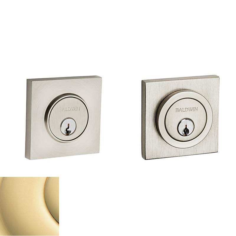 Baldwin - 8221 CONT SQUARE DB 031 - Non-Lacquered Brass