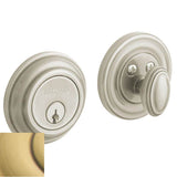 Baldwin - 8231 TRADITIONAL ADJ DEA - Satin Brass and Brown