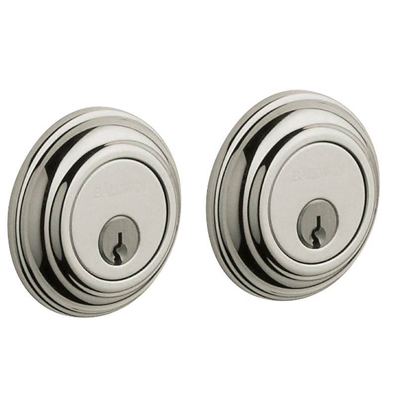 Baldwin - TRADITIONAL ADJ DEADBOLT - Lifetime Polished Nickel