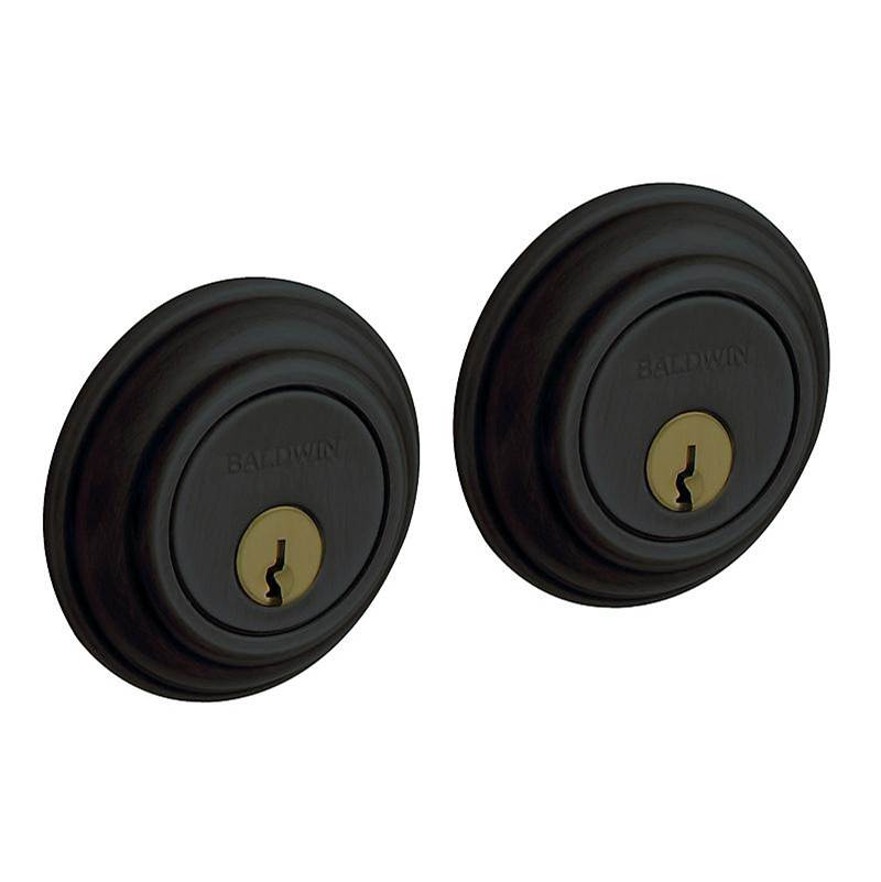Baldwin - TRADITIONAL ADJ DEADBOLT - Satin Black