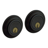 Baldwin - TRADITIONAL ADJ DEADBOLT - Satin Black